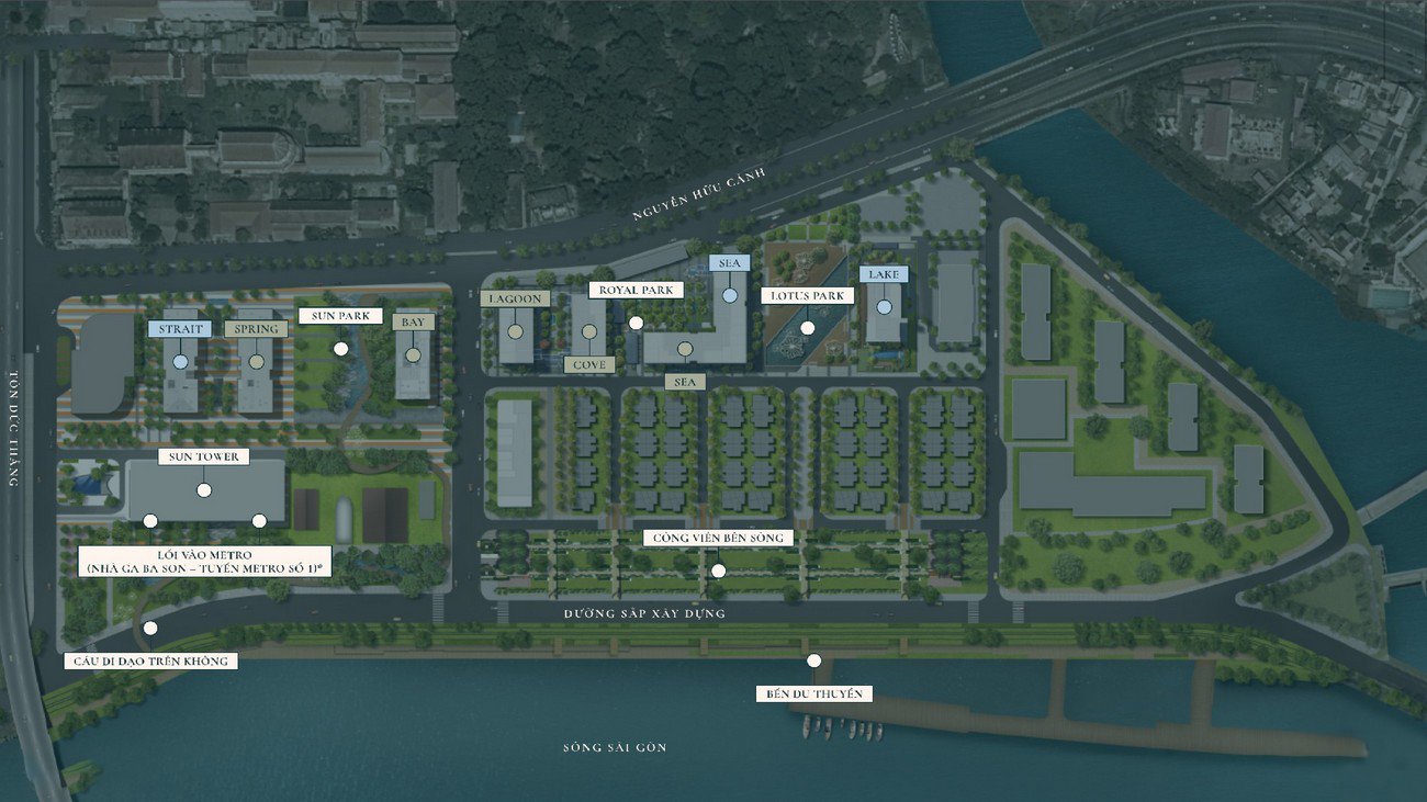 Overall plan of Grand Marina Saigon
