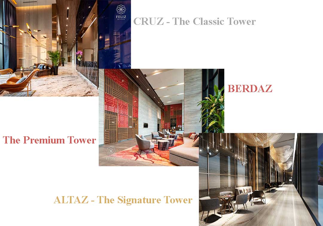 Each tower - Each separate style