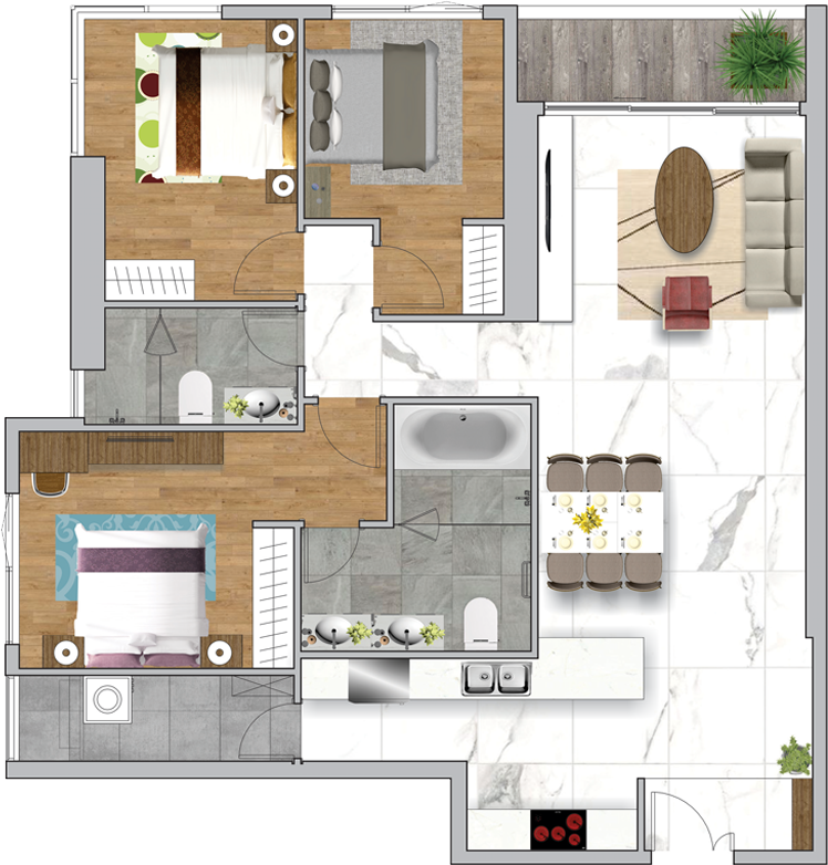 Apartment no.1