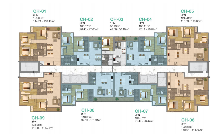 Floor plan of Silver House