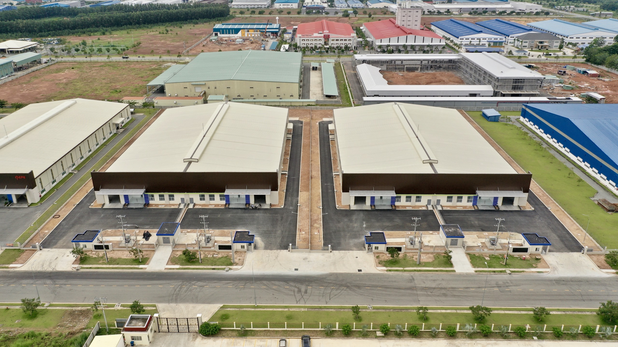 Factory land and industrial park