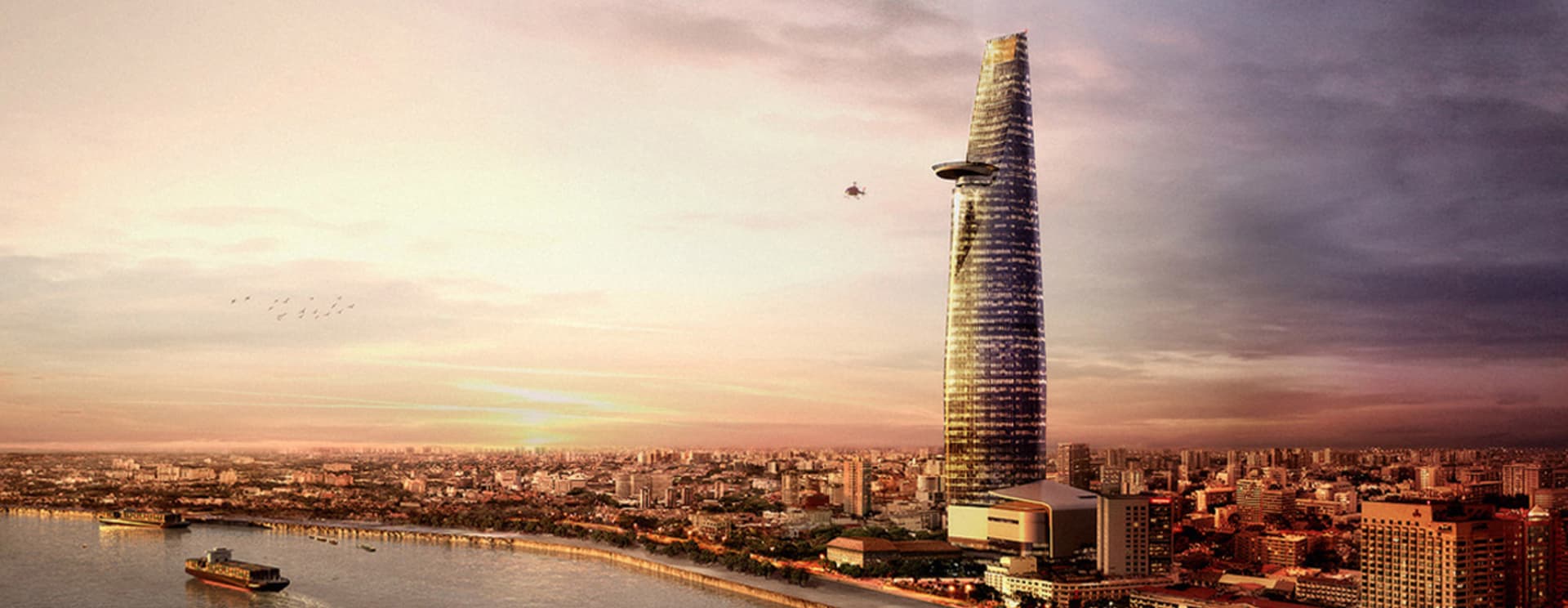 Bitexco Financial Tower - The 3rd tallest building in Vietnam